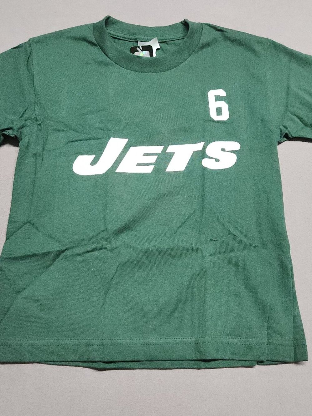 Nfl New York Jets Mark Sanchez 6 Youth T Shirt Small Cotton Green Usa 151